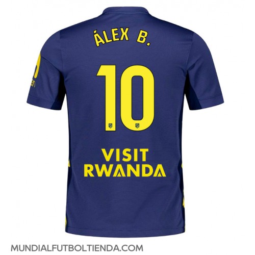 Camiseta Atletico Madrid Alex Baena #10 Segunda Equipación Replica 2025-26 mangas cortas